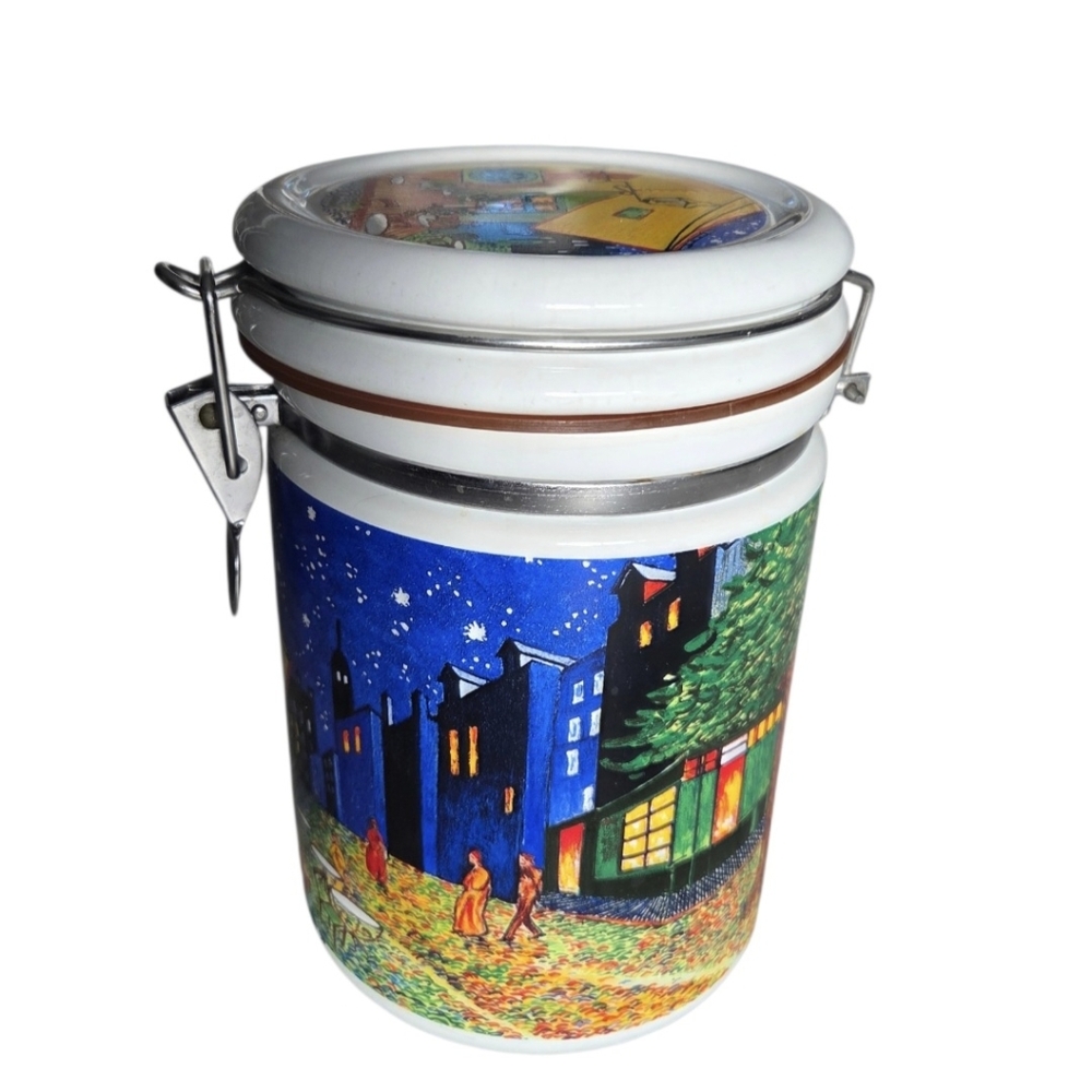 Vintage Starbucks by Chaleur Van Gogh "Cafe Terrace at Night" Coffee‎ Canister